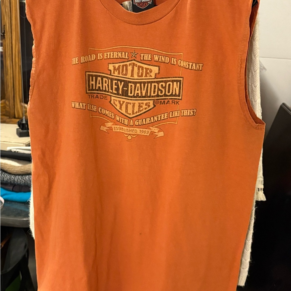 Harley-Davidson Bold Orange Tank Top
